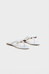 Womens White Flats Shoes Pu